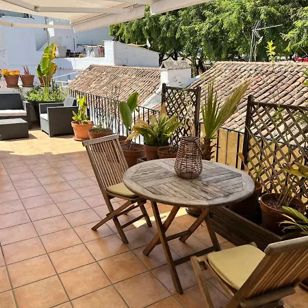 アパート Big Terrace Penthouse In Old Town *